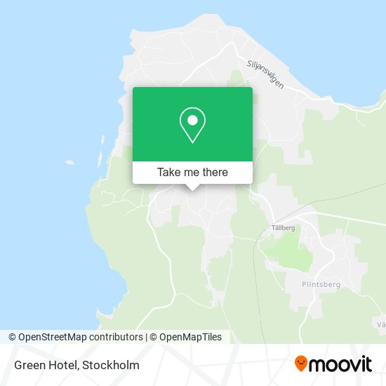 Green Hotel map