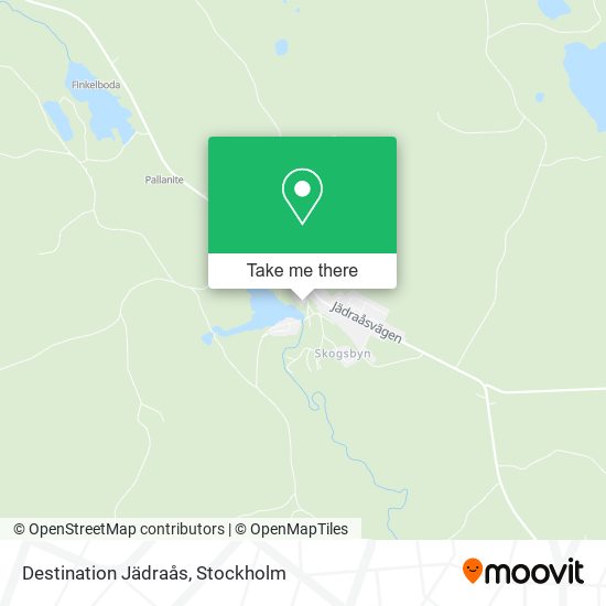 Destination Jädraås map