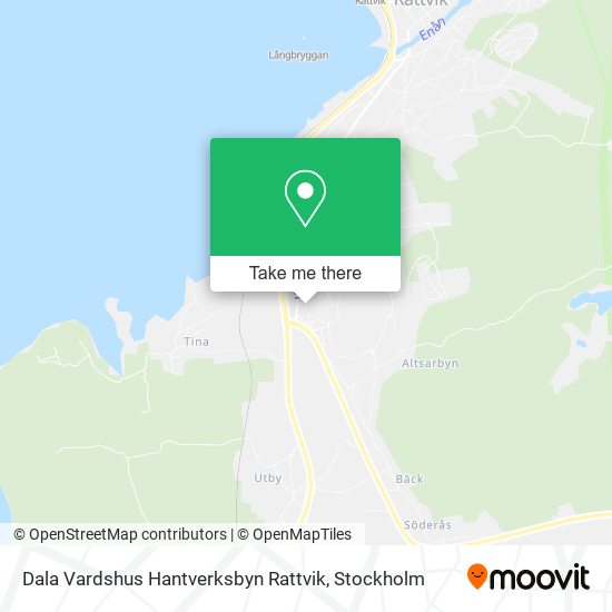 Dala Vardshus Hantverksbyn Rattvik map