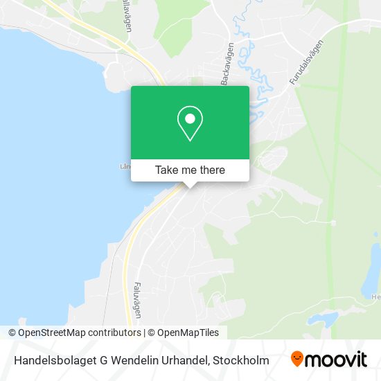 Handelsbolaget G Wendelin Urhandel map