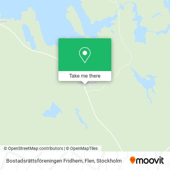 Bostadsrättsföreningen Fridhem, Flen map