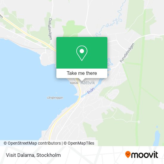 Visit Dalarna map