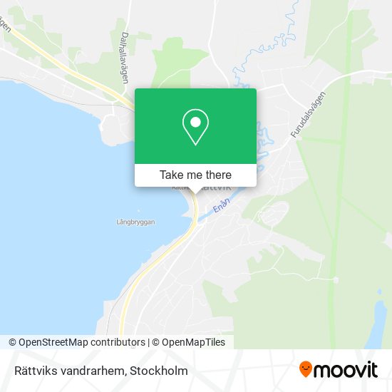 Rättviks vandrarhem map