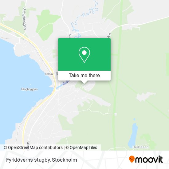 Fyrklöverns stugby map