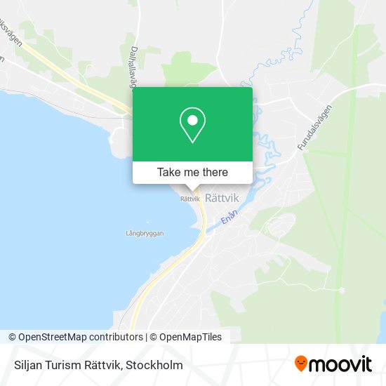 Siljan Turism Rättvik map