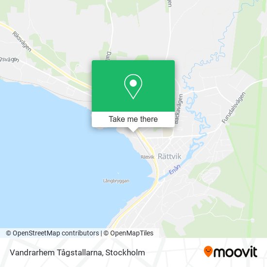 Vandrarhem Tågstallarna map