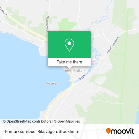 Frimärksombud, Riksvägen map