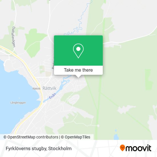 Fyrklöverns stugby map