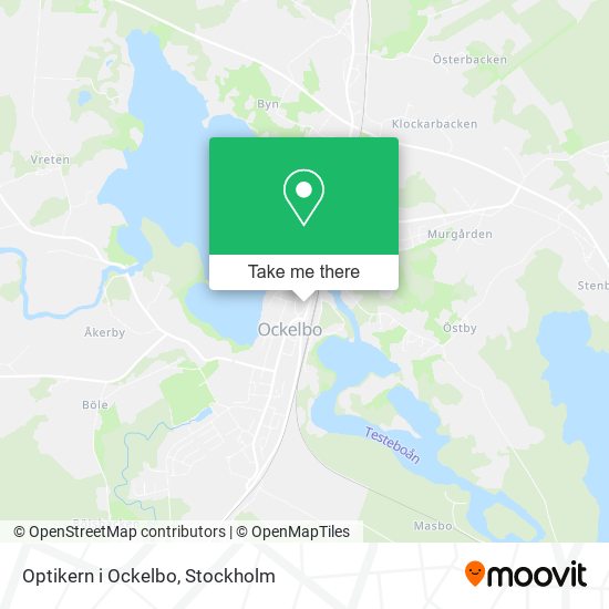 Optikern i Ockelbo map