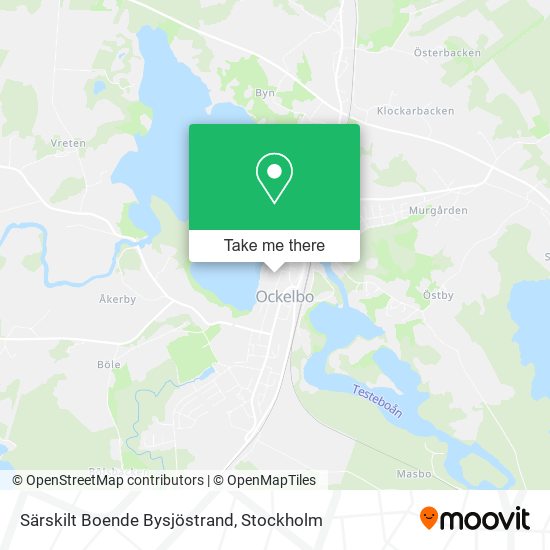 Särskilt Boende Bysjöstrand map