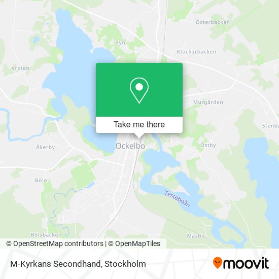 M-Kyrkans Secondhand map