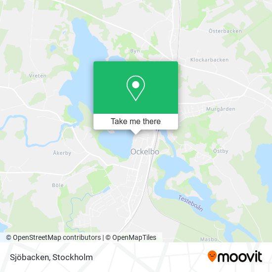 Sjöbacken map