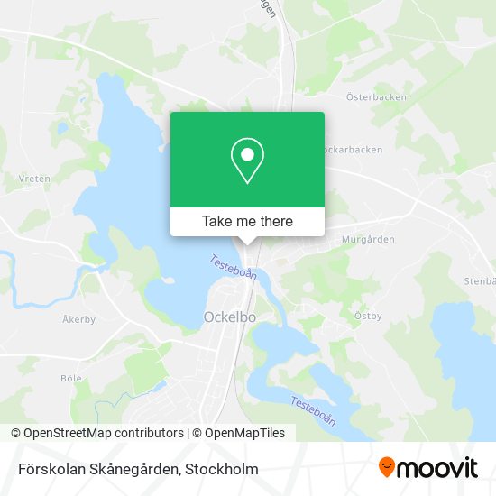 Förskolan Skånegården map