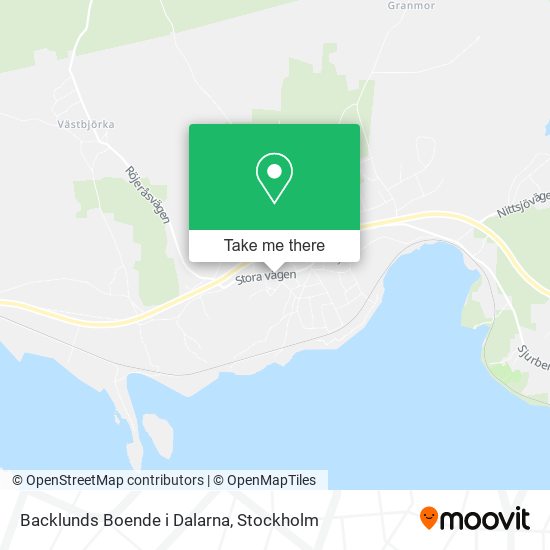 Backlunds Boende i Dalarna map