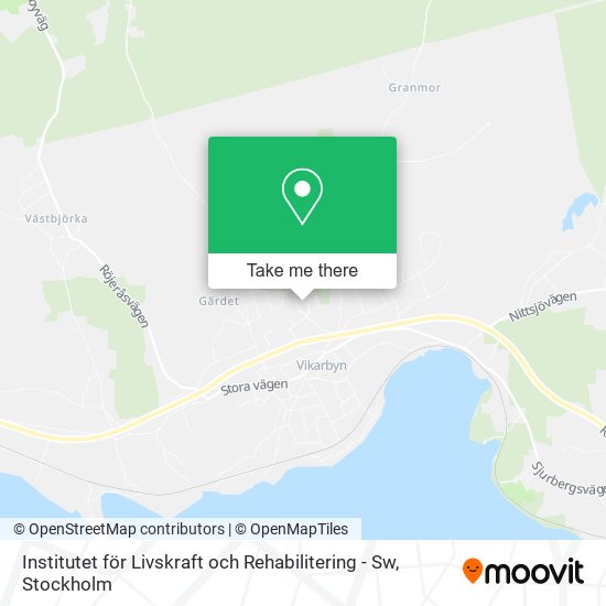 Institutet för Livskraft och Rehabilitering - Sw map
