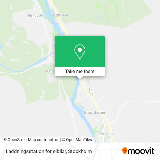 Laddningsstation för elbilar map