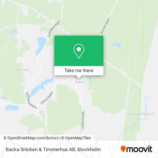 Backa Snickeri & Timmerhus AB map