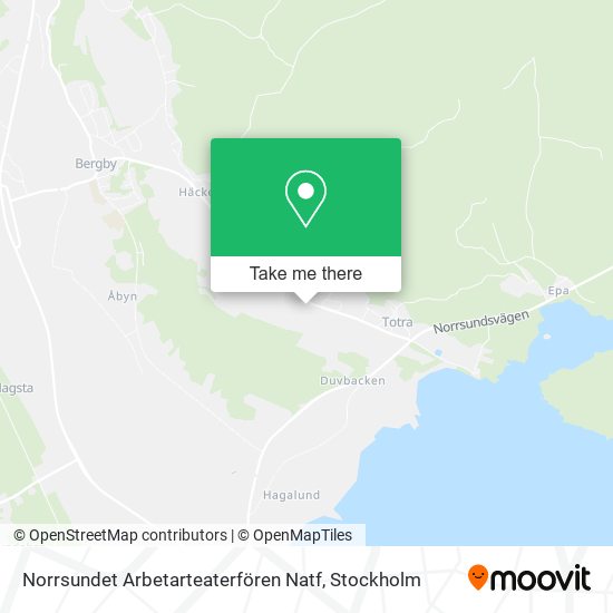 Norrsundet Arbetarteaterfören Natf map