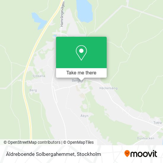 Äldreboende Solbergahemmet map