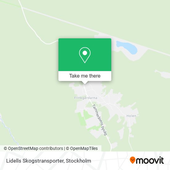 Lidells Skogstransporter map