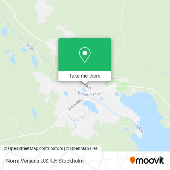 Norra Venjans U.S.K.F map