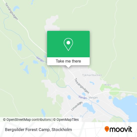 Bergsilder Forest Camp map