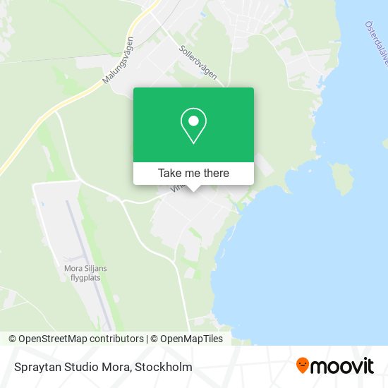 Spraytan Studio Mora map