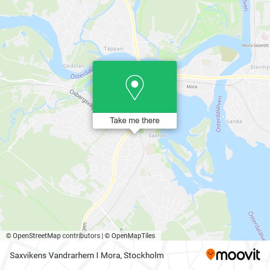 Saxvikens Vandrarhem I Mora map