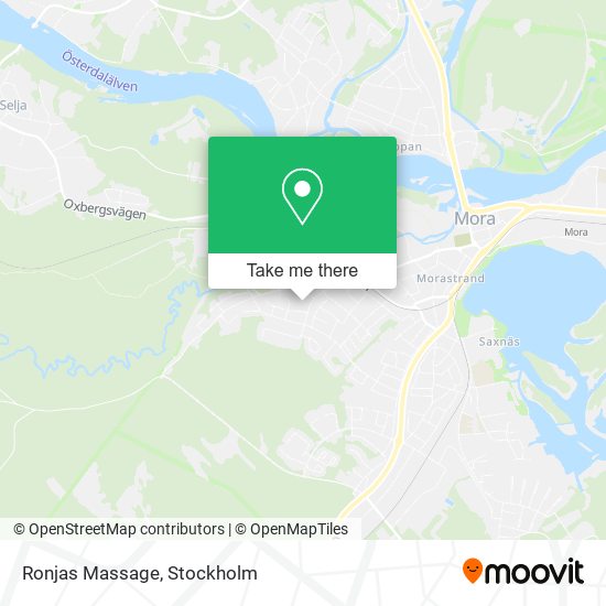 Ronjas Massage map