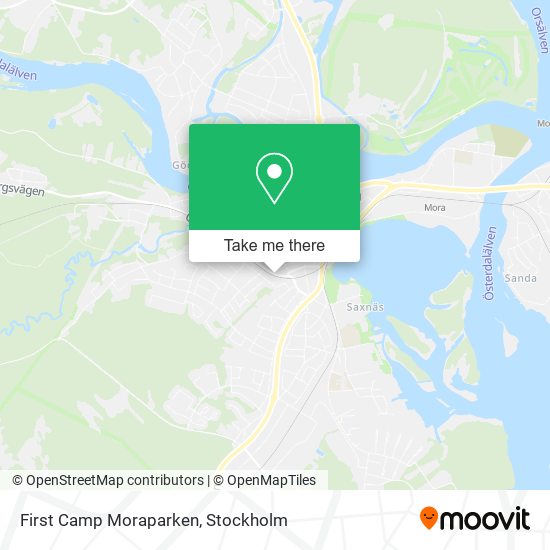 First Camp Moraparken map