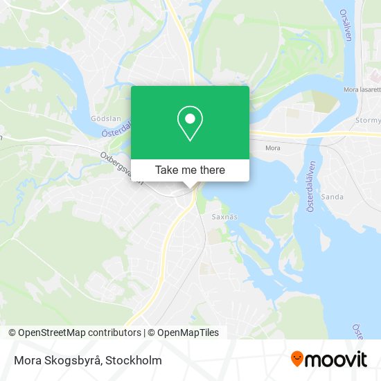 Mora Skogsbyrå map