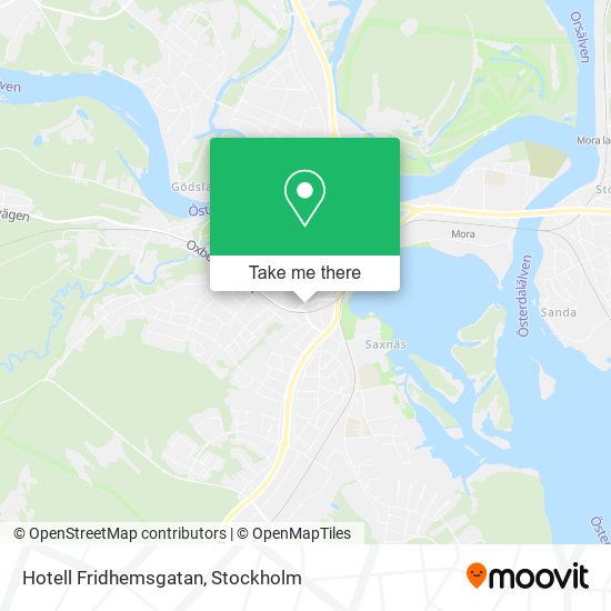 Hotell Fridhemsgatan map