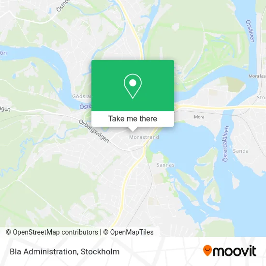 Bla Administration map