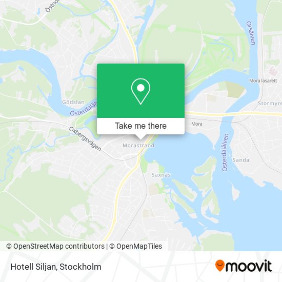 Hotell Siljan map