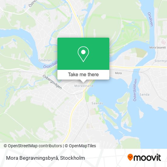 Mora Begravningsbyrå map