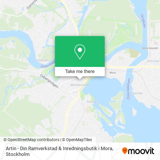 Artin - Din Ramverkstad & Inredningsbutik i Mora map