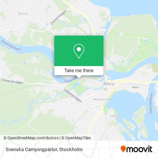 Svenska Campingpärlor map