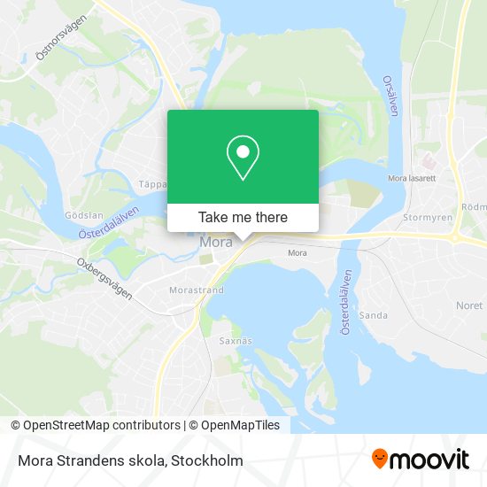 Mora Strandens skola map