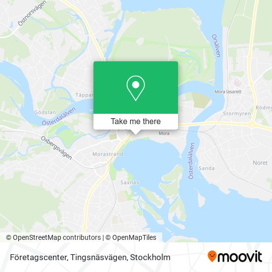 Företagscenter, Tingsnäsvägen map