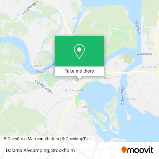 Dalarna Älvcamping map