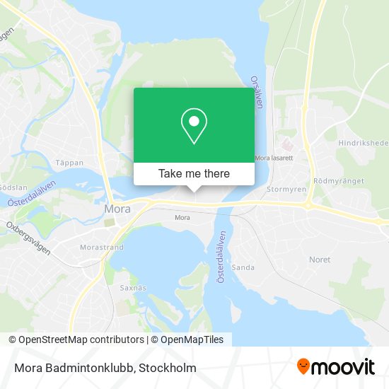 Mora Badmintonklubb map