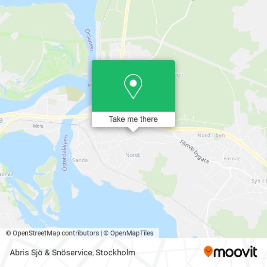 Abris Sjö & Snöservice map
