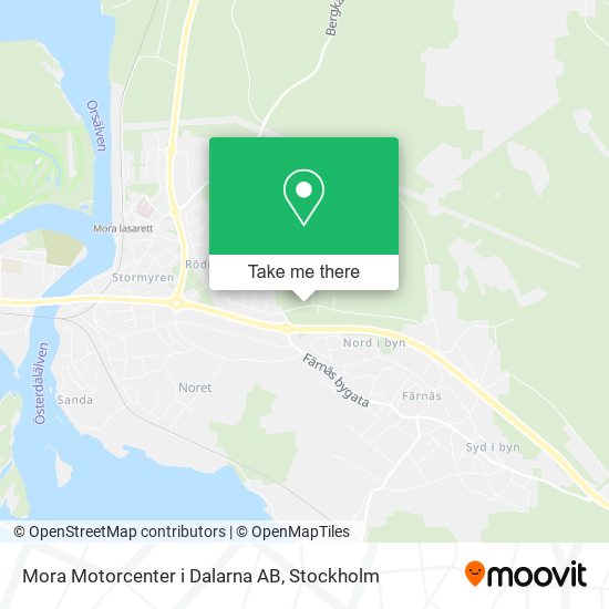 Mora Motorcenter i Dalarna AB map