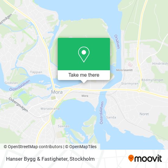 Hanser Bygg & Fastigheter map