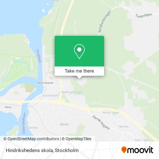 Hindrikshedens skola map