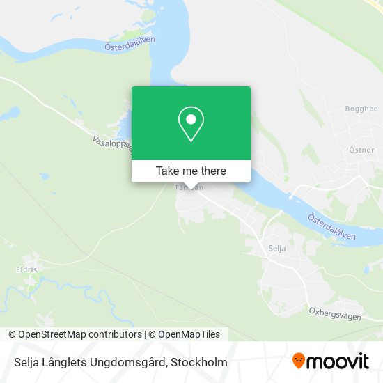 Selja Långlets Ungdomsgård map