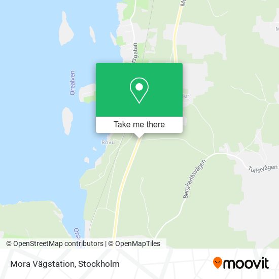 Mora Vägstation map