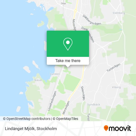 Lindänget Mjölk map
