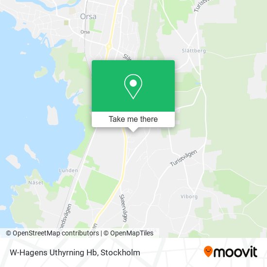 W-Hagens Uthyrning Hb map