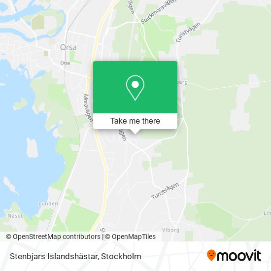 Stenbjars Islandshästar map